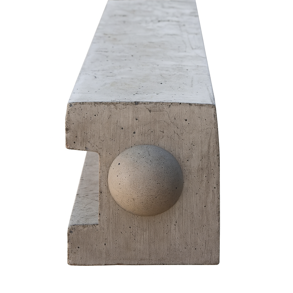End Slotted Concrete Post