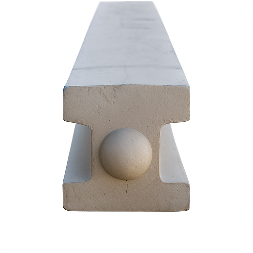 Intermediate Slotted Concrete Post