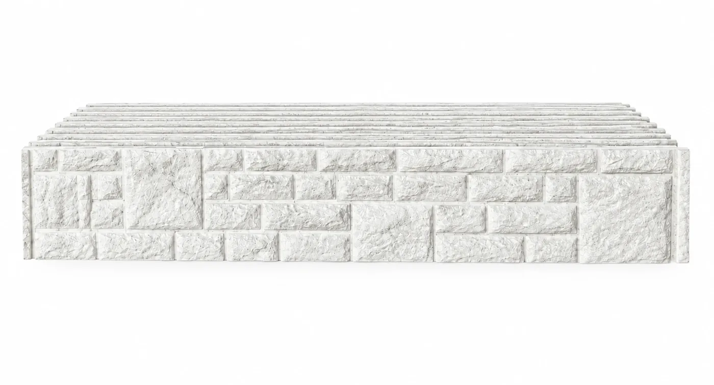 Rockface Concrete Base Panel